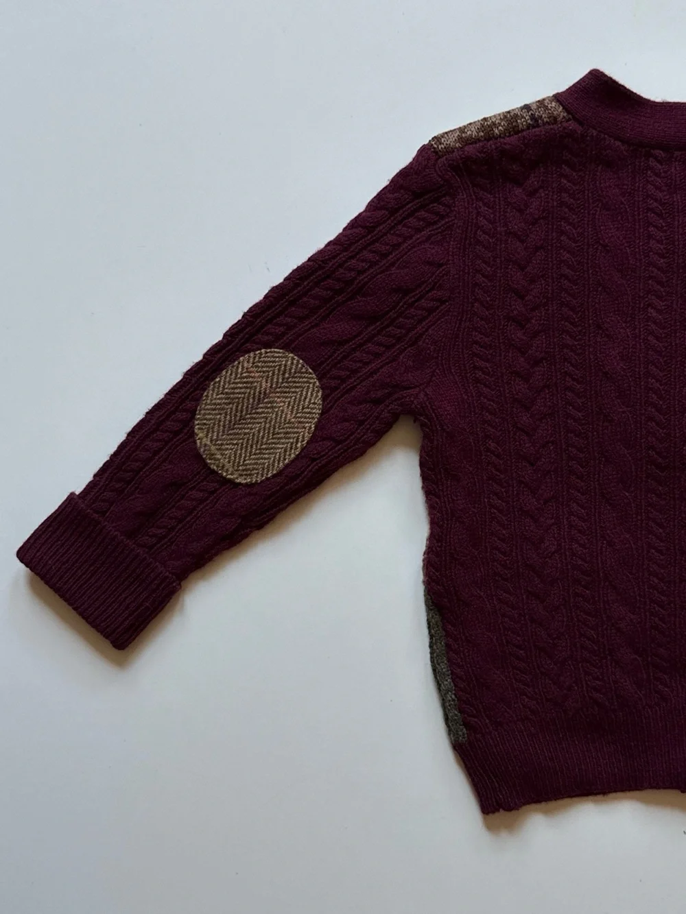 Ralph Lauren Baby Unisex Patchwork V-Neck Cardigan - Size 18-24M
